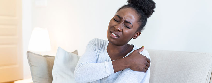 patient needing shoulder pain in need of shockwave therapy in Ontario