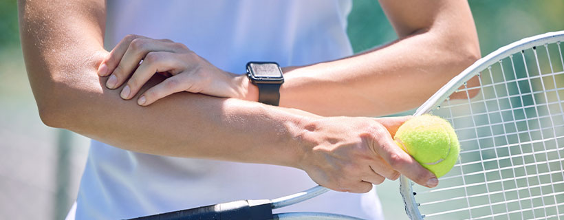 patient needing tennis elbow in need of shockwave therapy in Ontario